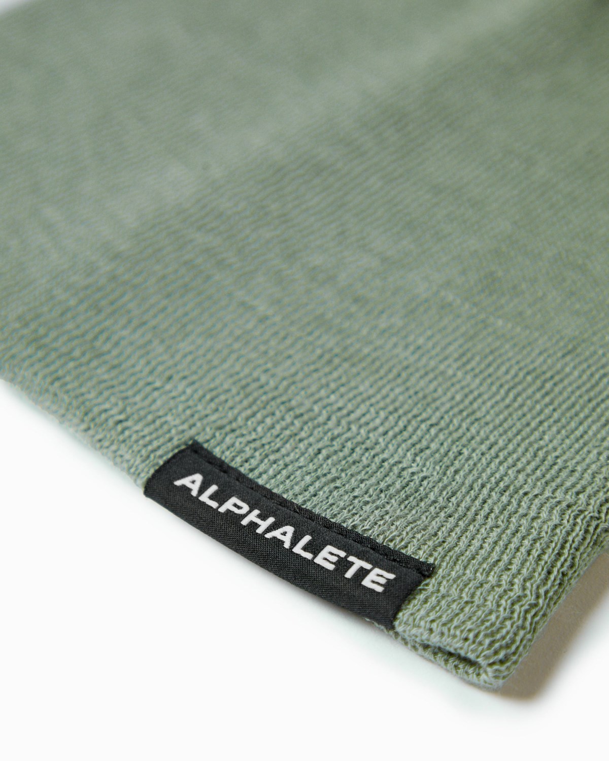 Alphalete Bawełniane Knit Beanie Sage | 27083-WRSI