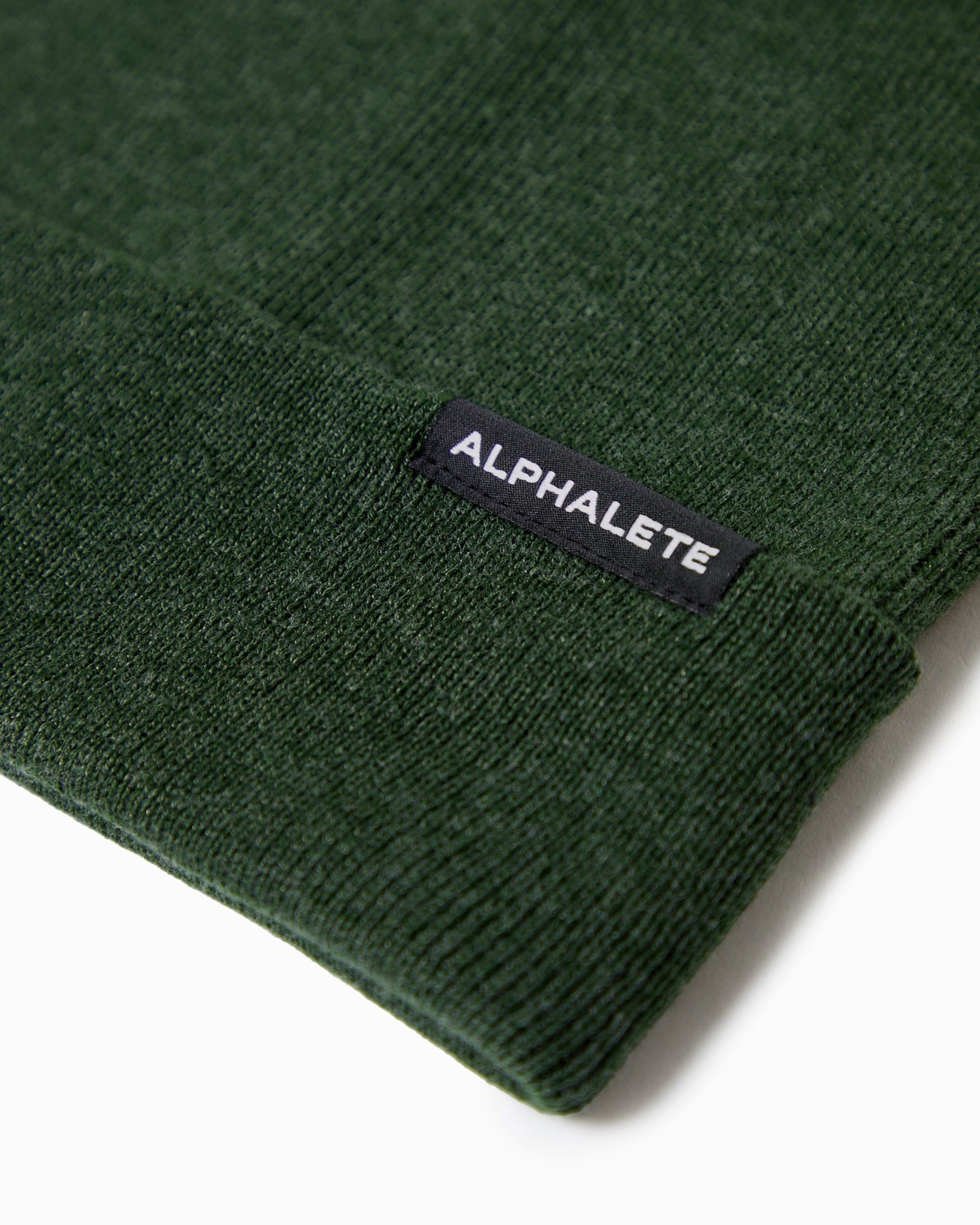 Alphalete Bawełniane Knit Beanie Wild Sage | 13927-EFHL