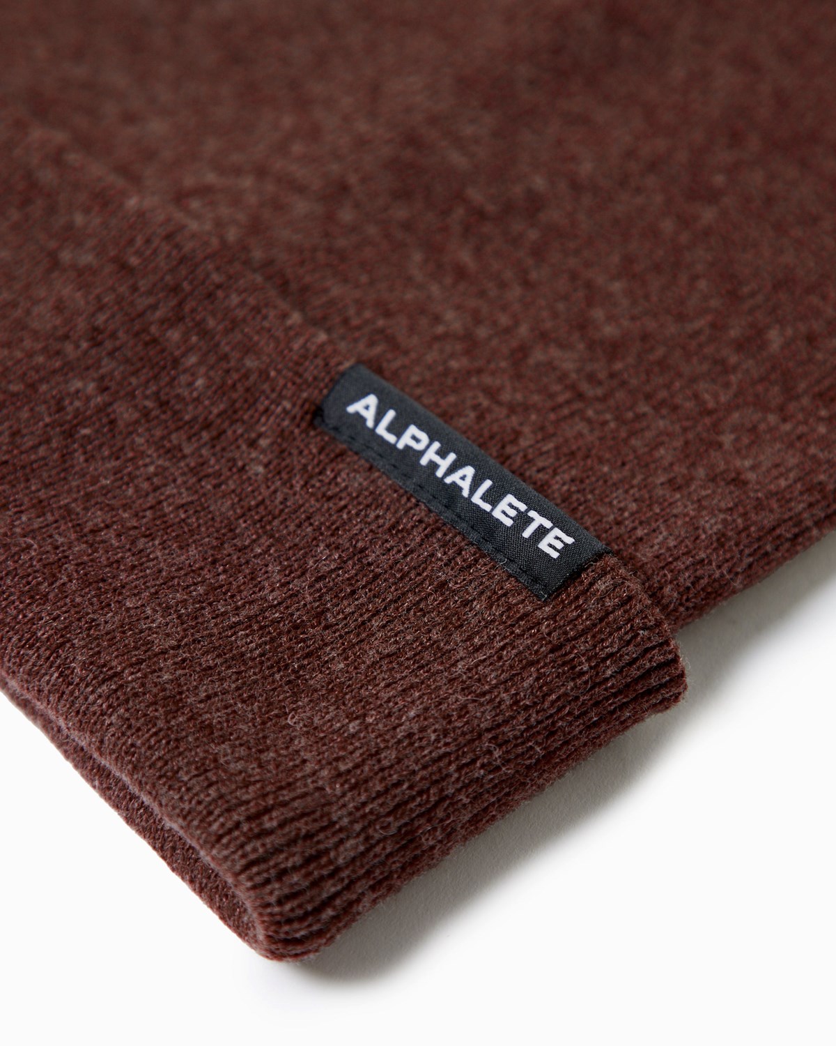 Alphalete Bawełniane Knit Beanie Wine | 79316-OEVS