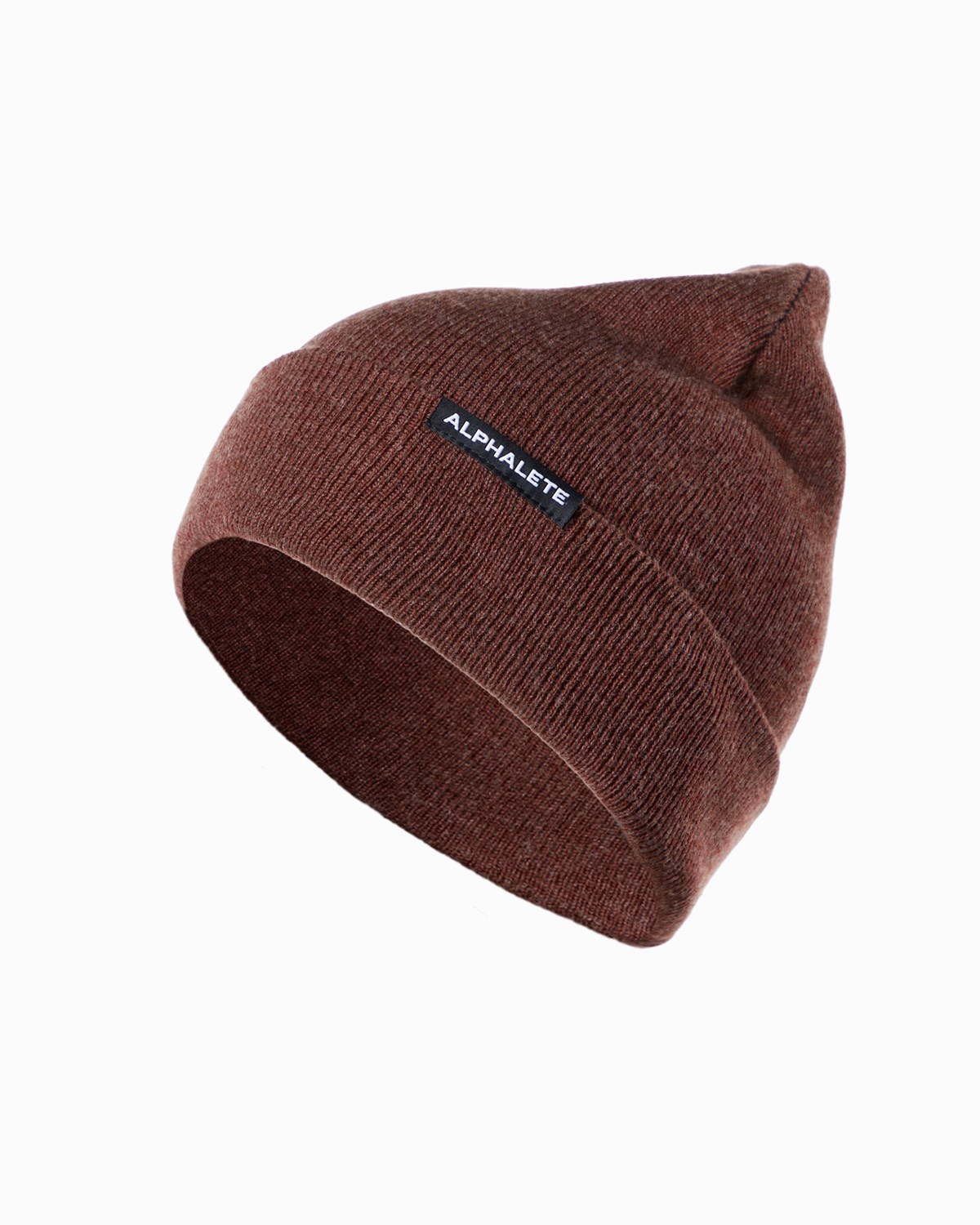 Alphalete Bawełniane Knit Beanie Wine | 79316-OEVS