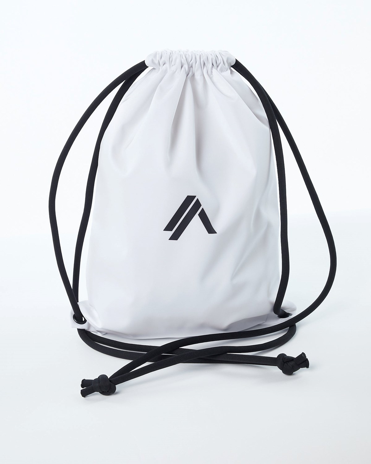 Alphalete Drawstring Bag Białe | 06943-JXVD