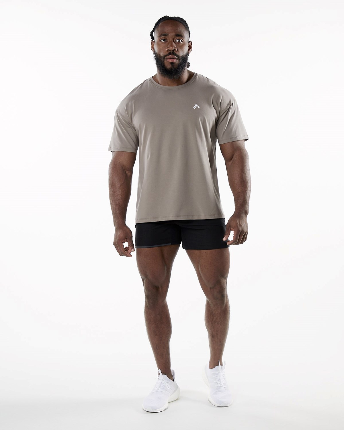 Alphalete Drop Shoulder Tee Cedar | 67341-UKNW