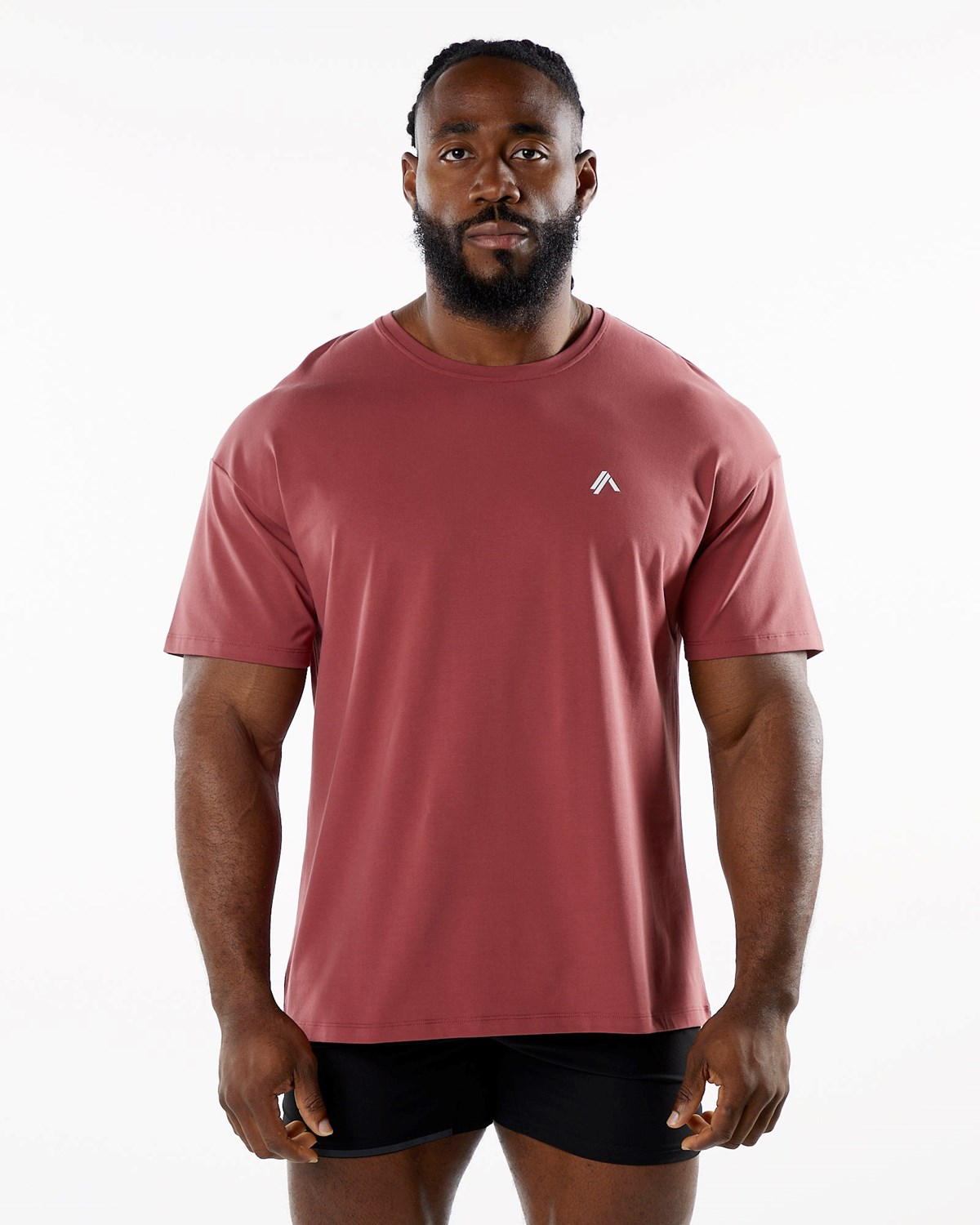 Alphalete Drop Shoulder Tee Gingerbread | 59378-CMYO