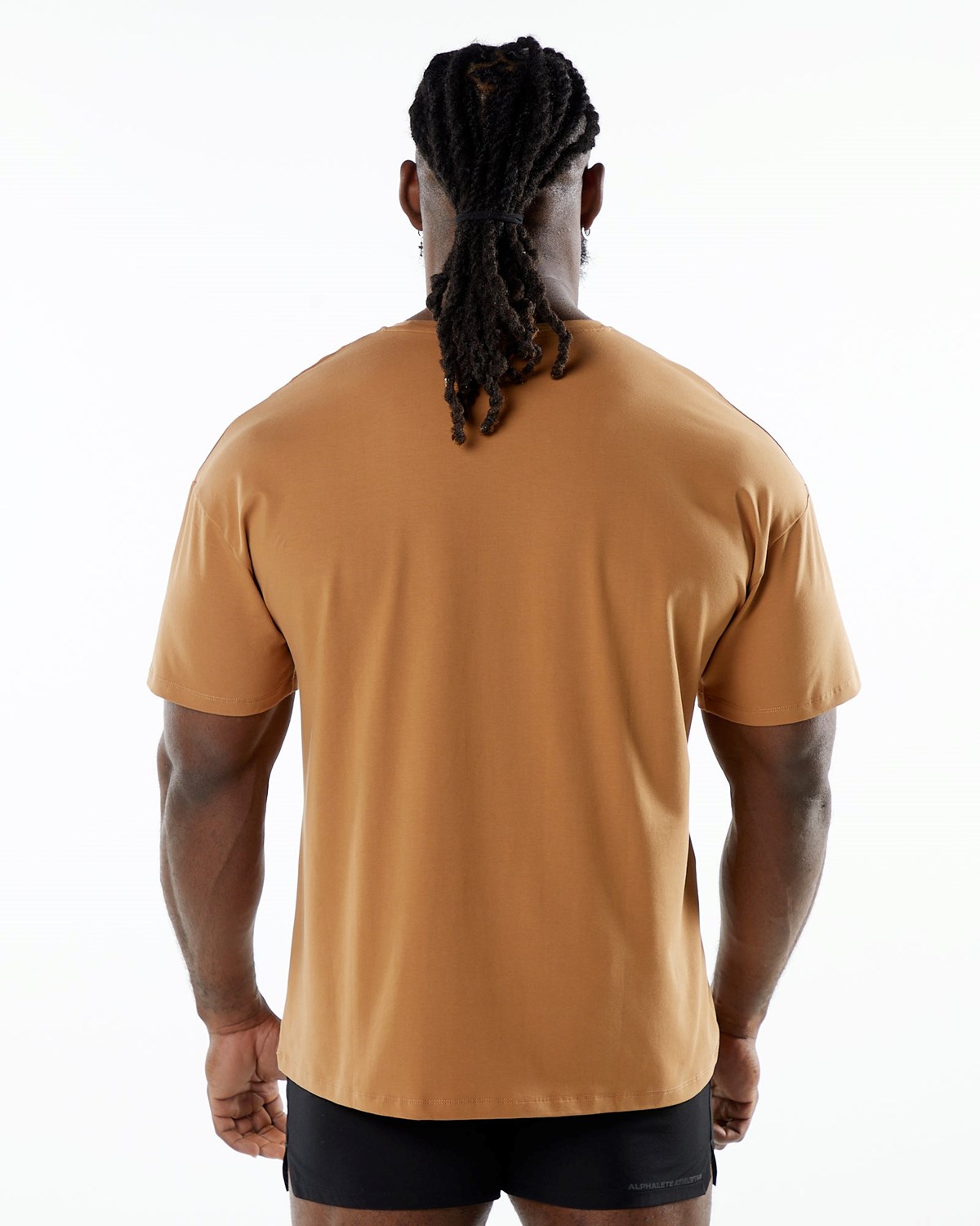 Alphalete Drop Shoulder Tee Rust | 85134-DJCY