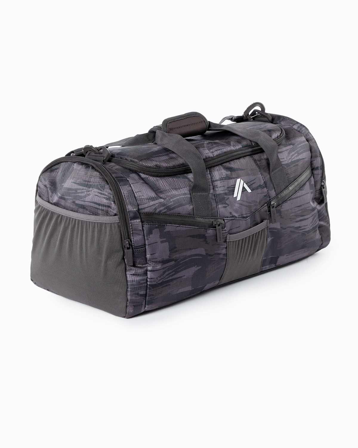 Alphalete Duffel Bag Bordowe Camo | 23075-DFNS