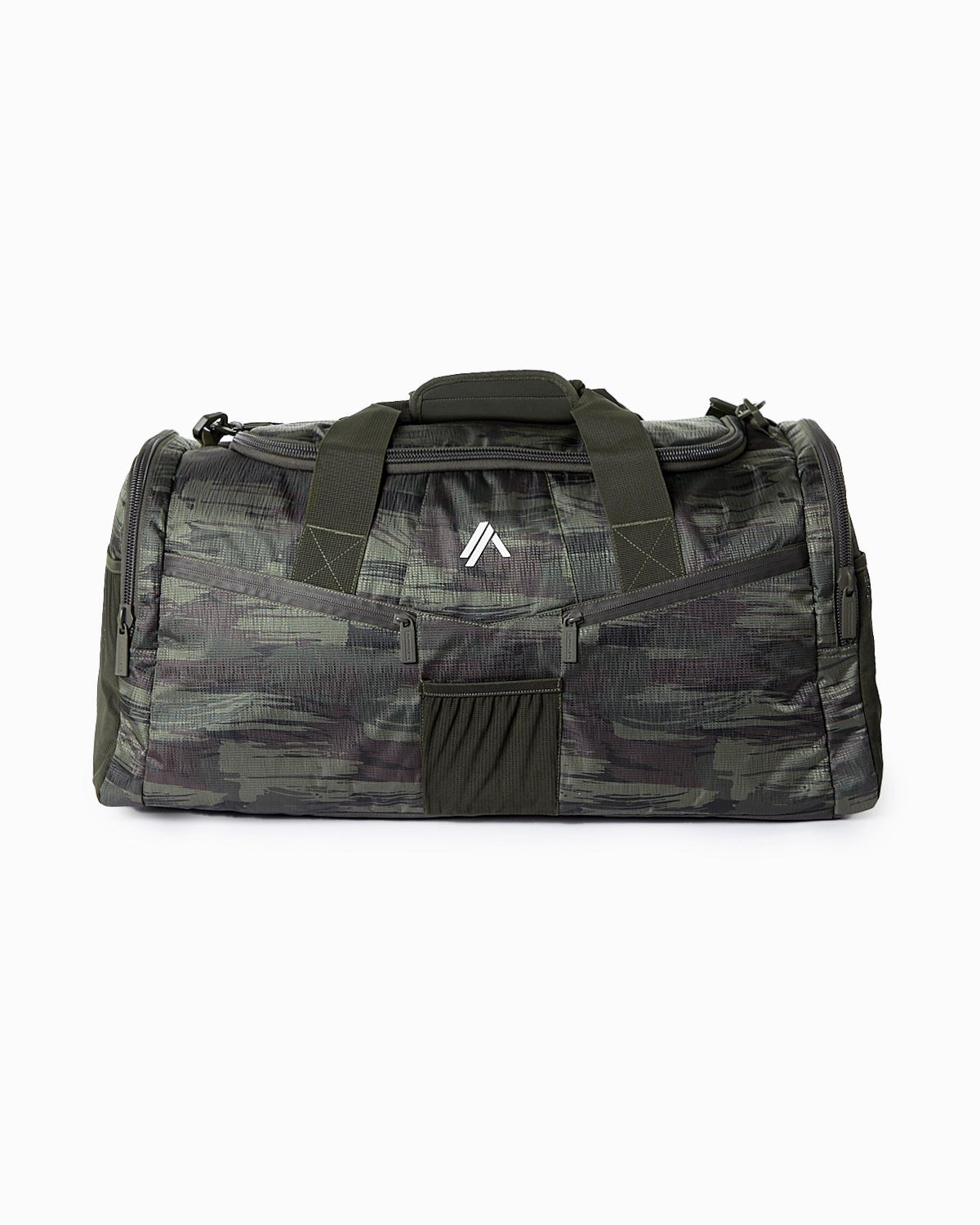 Alphalete Duffel Bag Oliwkowe Camo | 63298-TBLG