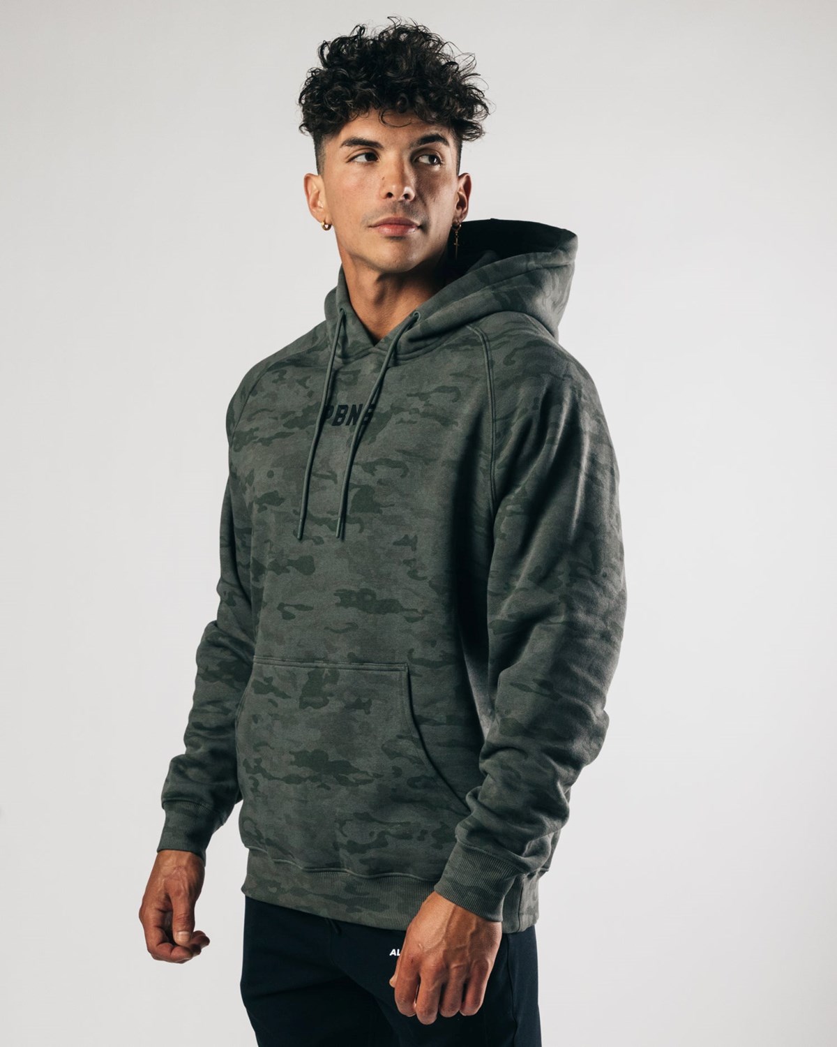 Alphalete Fitted Performance Hoodie Zielone | 15487-AEQH