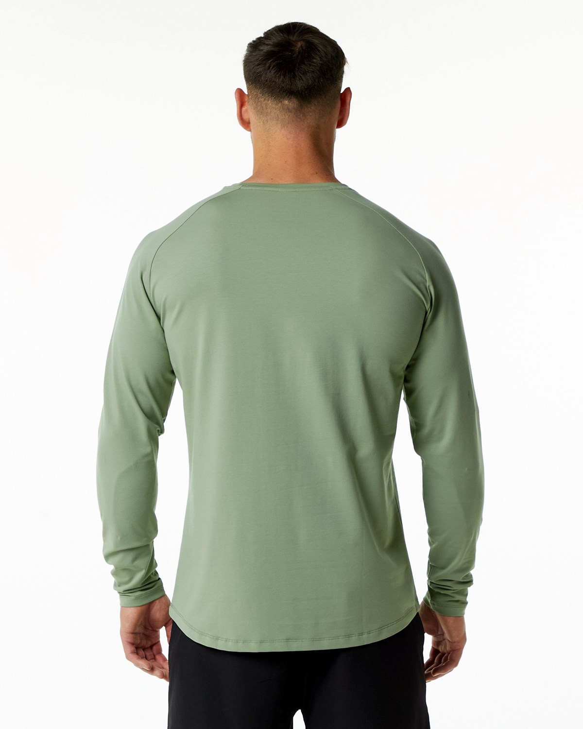 Alphalete Fitted Performance Long Sleeve Sage | 18253-LXIM