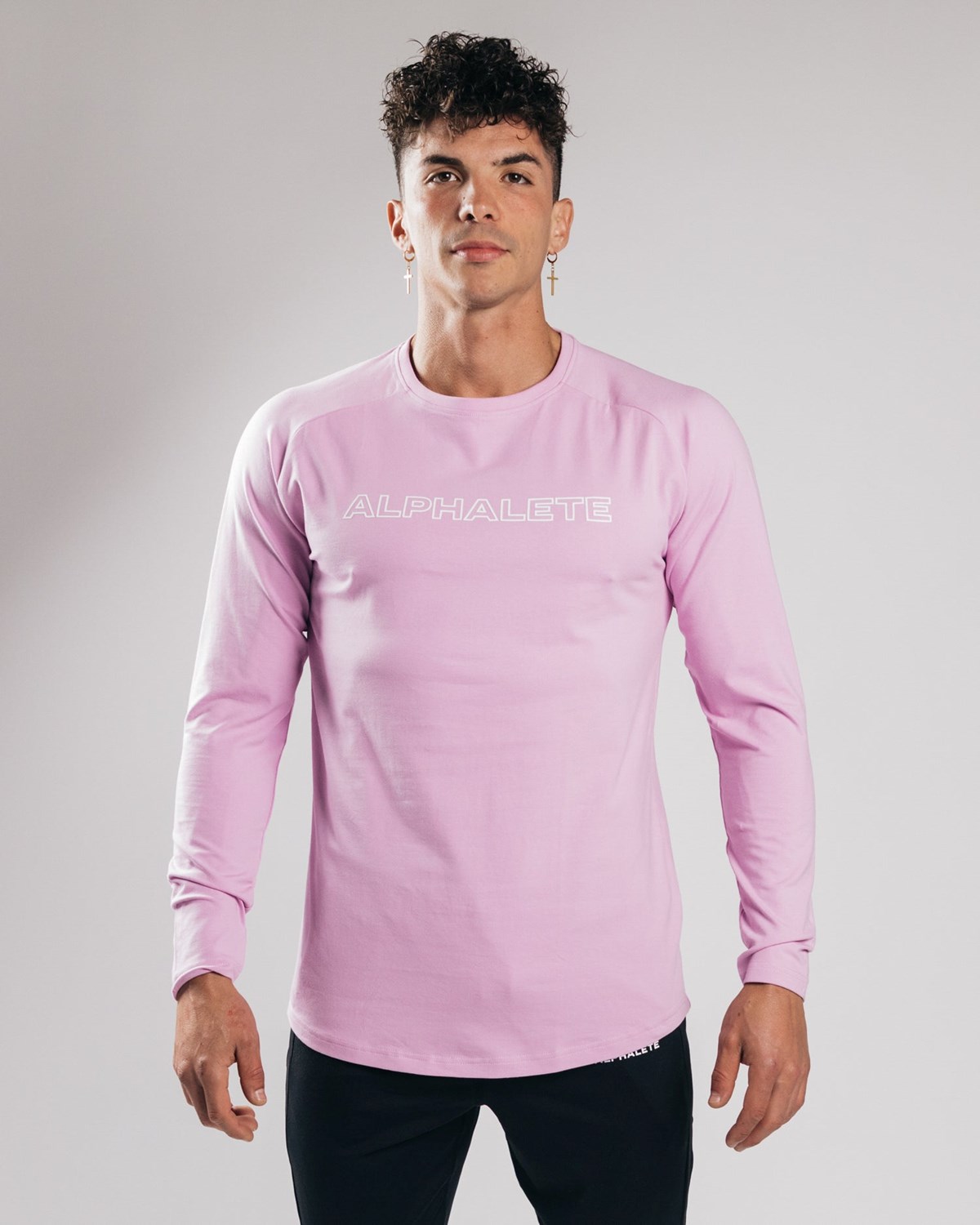 Alphalete Fitted Performance Long Sleeve Bloom | 24167-BNMZ