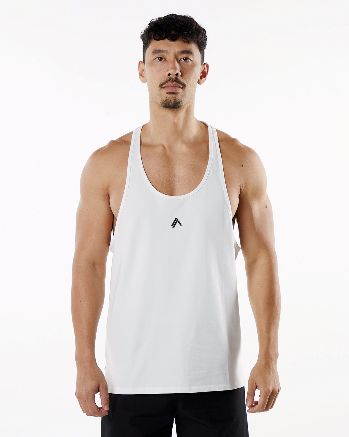 Alphalete Fitted Performance Stringer Białe | 13058-TDWV