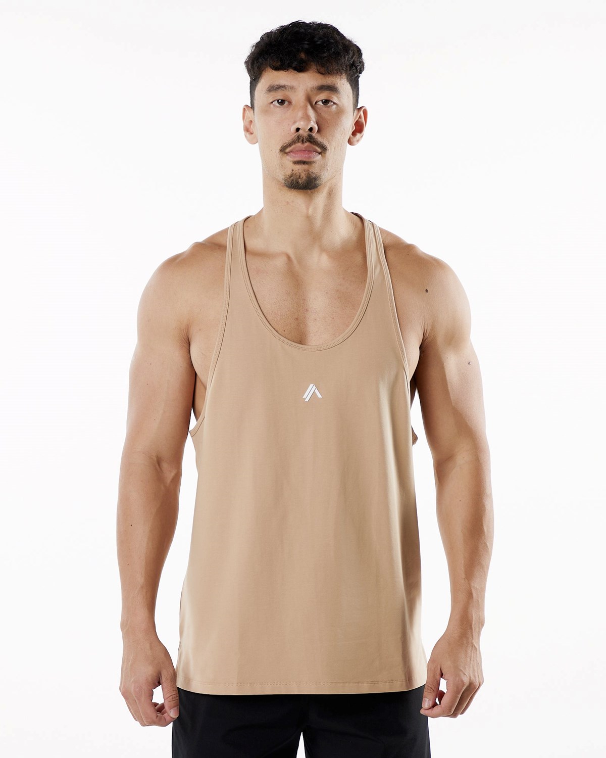 Alphalete Fitted Performance Stringer Taupe | 17032-NVHB