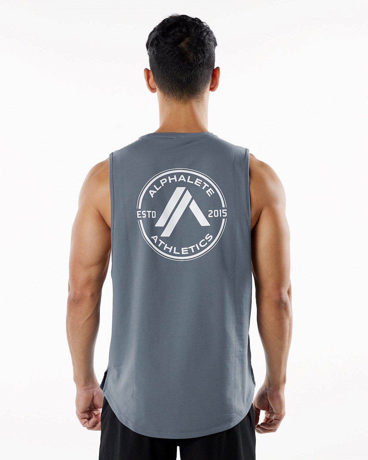 Alphalete Fitted Performance Tank Carbon | 38567-CWFY