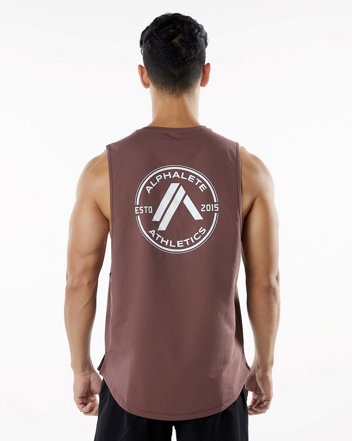 Alphalete Fitted Performance Tank Merlot | 45061-PDWY