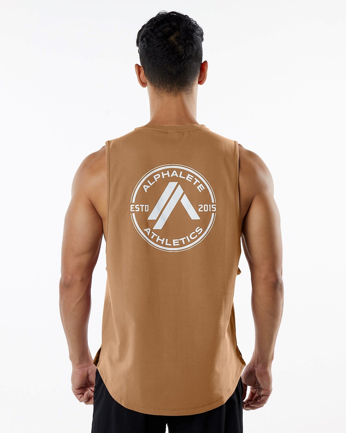 Alphalete Fitted Performance Tank Rust | 79543-DZPX