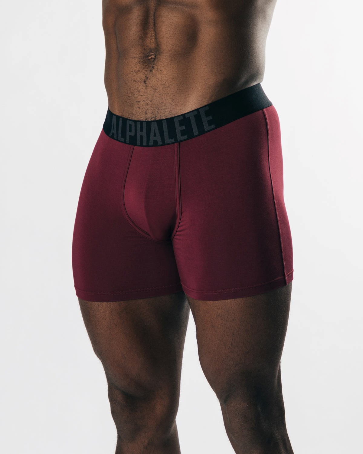 Alphalete Frictionless Modal Bokser Brief Bordowe | 80254-MSPB