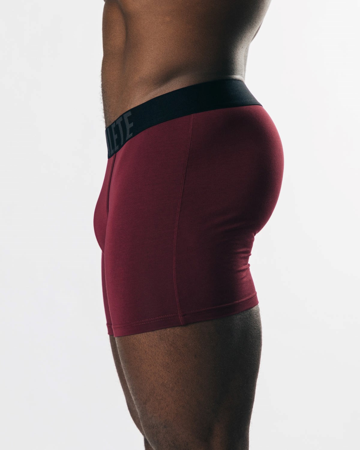 Alphalete Frictionless Modal Bokser Brief Bordowe | 80254-MSPB