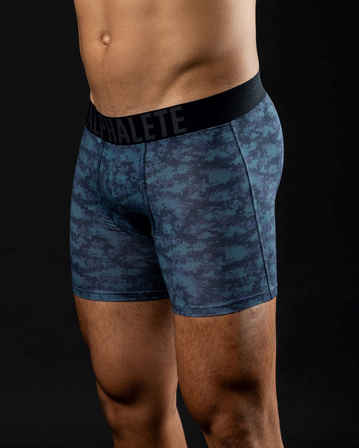 Alphalete Frictionless Modal Bokser Brief Ciemny Camo | 96042-OXKG