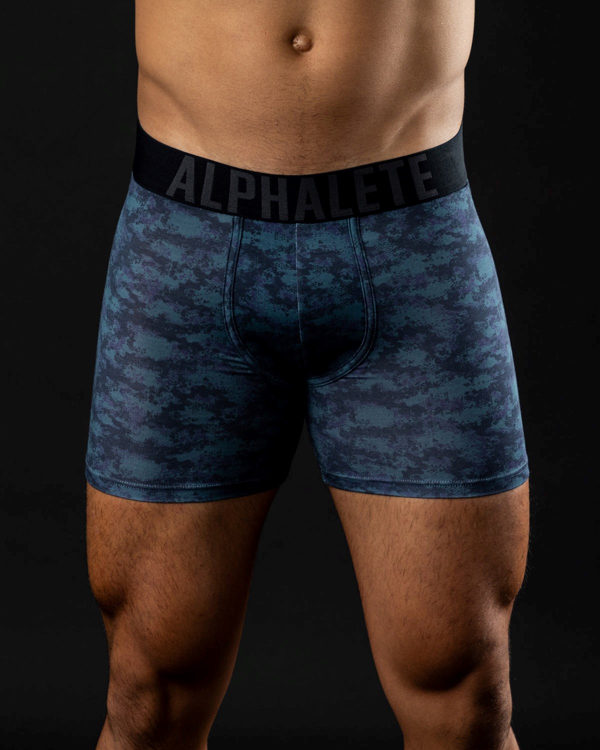 Alphalete Frictionless Modal Bokser Brief Ciemny Camo | 96042-OXKG