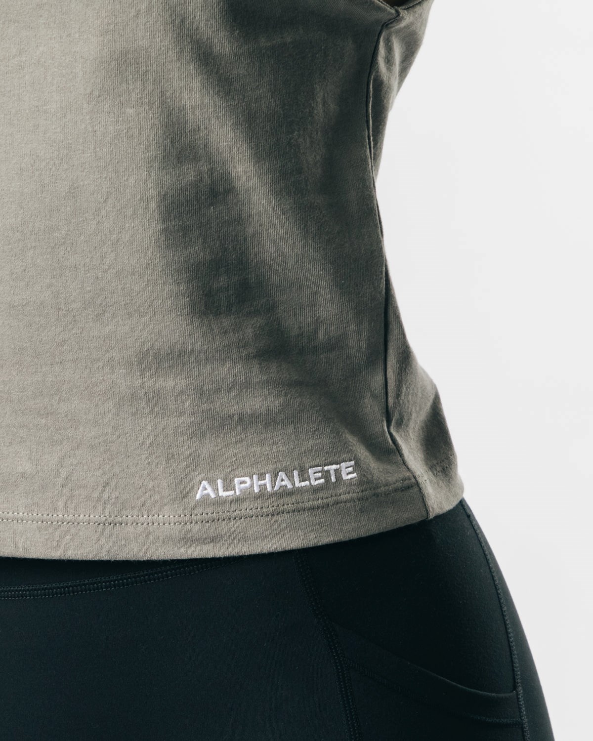 Alphalete Heavy Bawełniane Cutoff Concrete | 26549-EHAJ