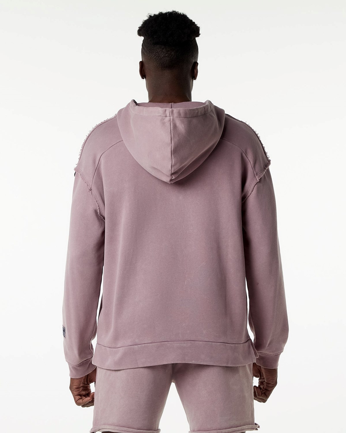 Alphalete Heavyweight Washed Terry Hoodie Różowe | 37254-NLZH