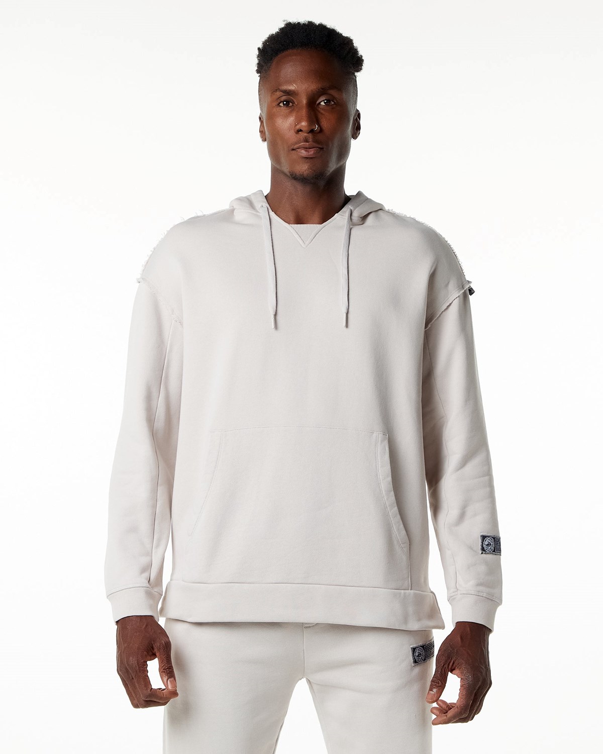 Alphalete Heavyweight Washed Terry Hoodie Moonstone | 93875-RIFP