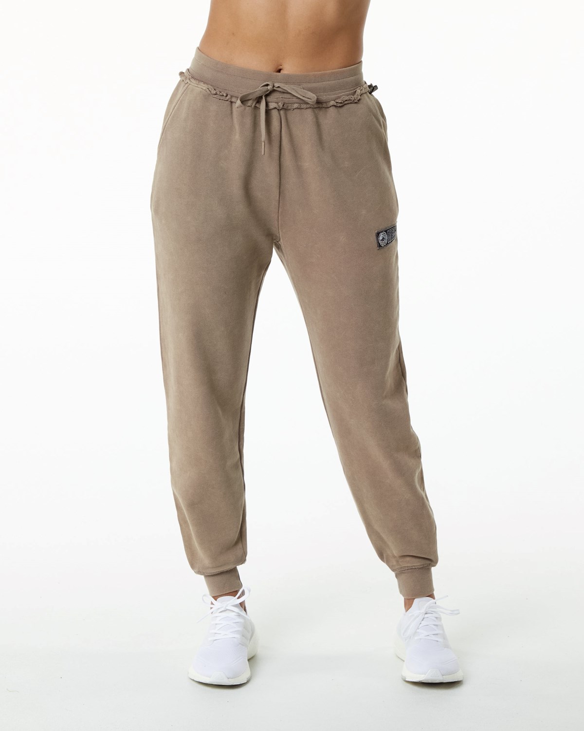 Alphalete Heavyweight Washed Terry Jogger Smokey Quartz | 51467-LIOS