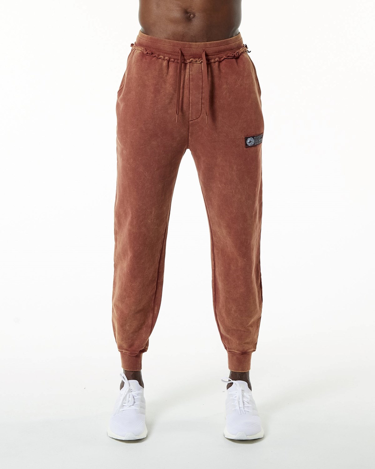 Alphalete Heavyweight Washed Terry Jogger Bloodstone | 59608-TEZQ