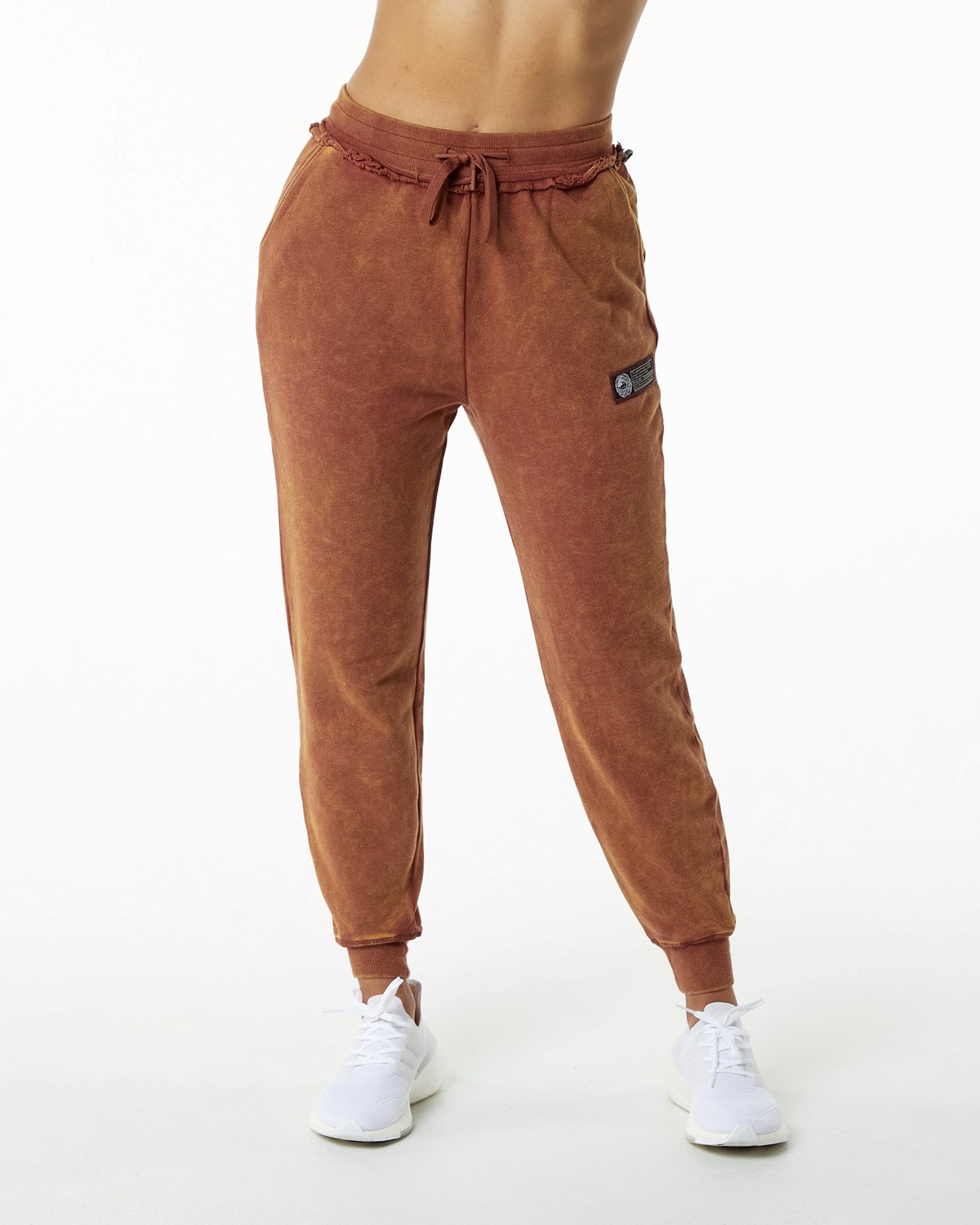 Alphalete Heavyweight Washed Terry Jogger Bloodstone | 84062-YEXV