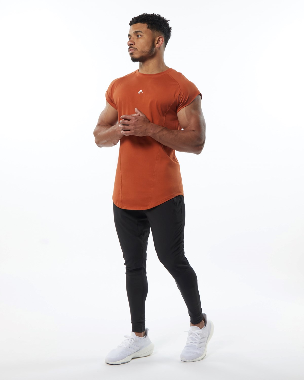 Alphalete High Performance Bez Rękawów Tee Sour Tangerine | 50689-HTZE