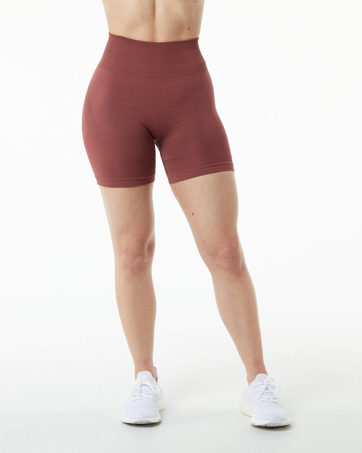 Alphalete High Performance Seamless Krótkie Gingerbread | 13729-PLHM