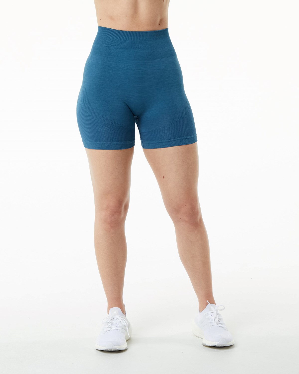 Alphalete High Performance Seamless Krótkie Niebieskie | 18945-ZTAW