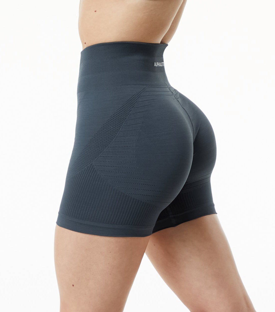 Alphalete High Performance Seamless Krótkie Carbon | 80745-OXZJ