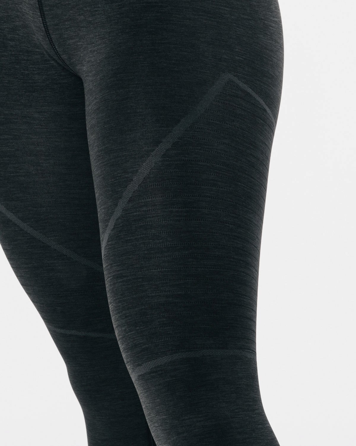 Alphalete High-Performance Seamless Legging Czarne | 26709-JWUN