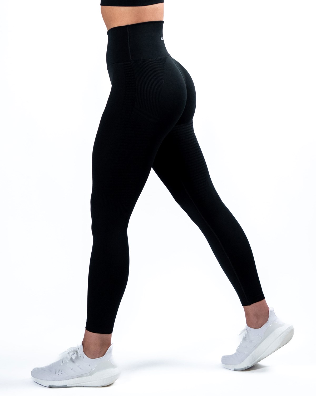 Alphalete High-Performance Seamless Legging Czarne | 73819-WECR