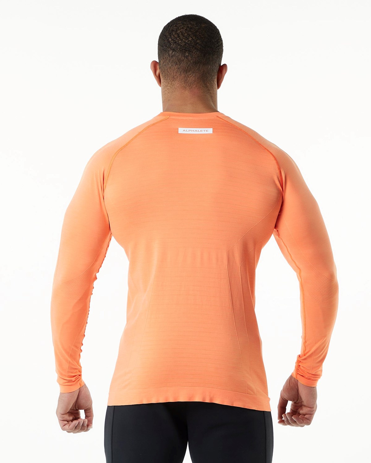 Alphalete High Performance Seamless Long Sleeve Tee Faded Day Tripper | 47150-ECBA