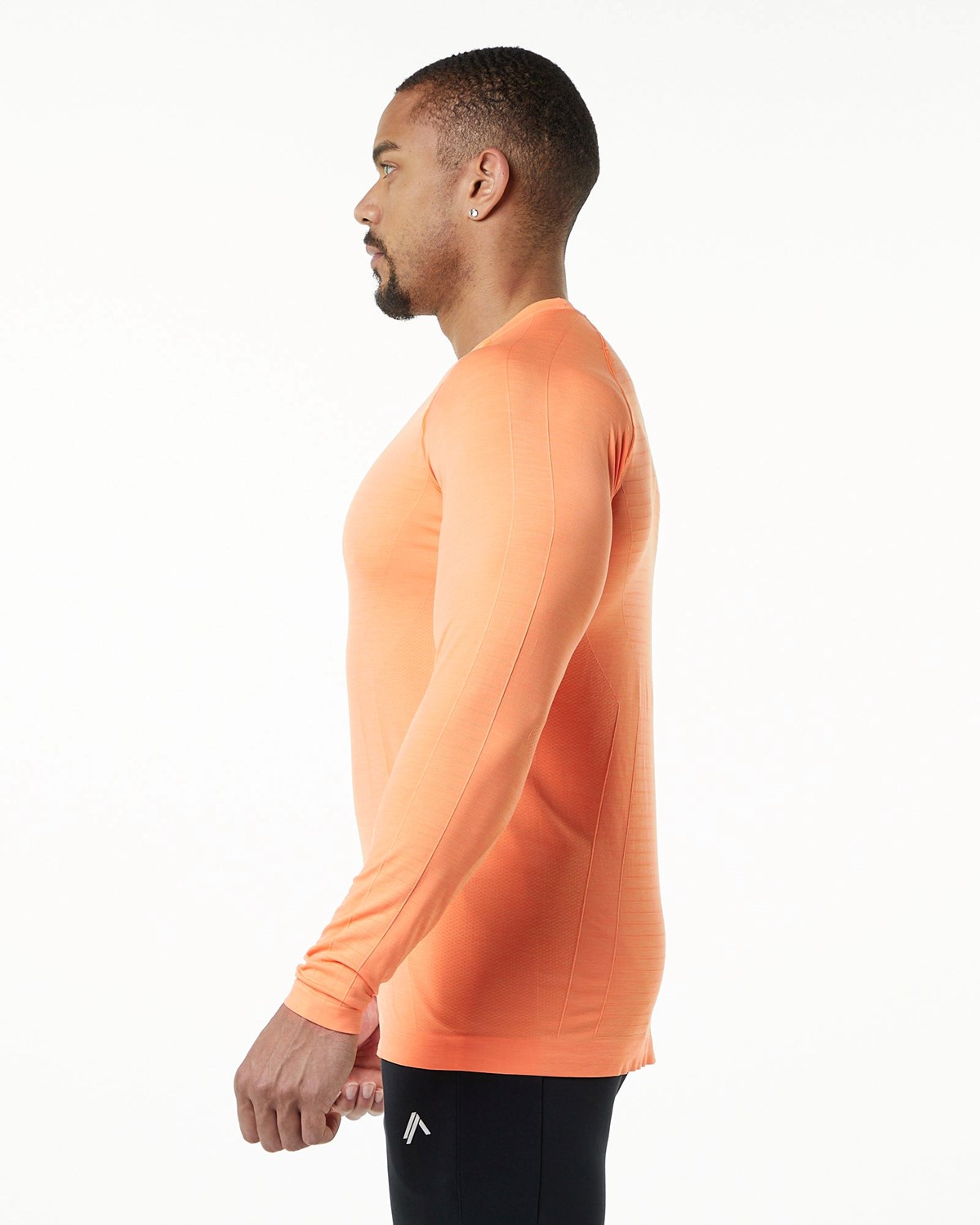 Alphalete High Performance Seamless Long Sleeve Tee Faded Day Tripper | 47150-ECBA