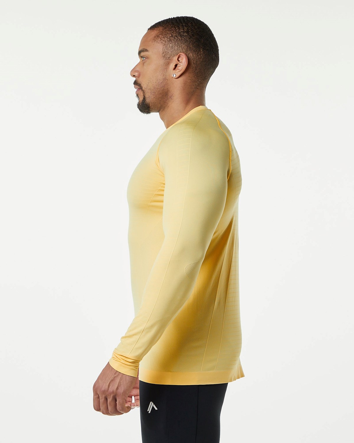 Alphalete High Performance Seamless Long Sleeve Tee Faded Honey | 64721-RLXT