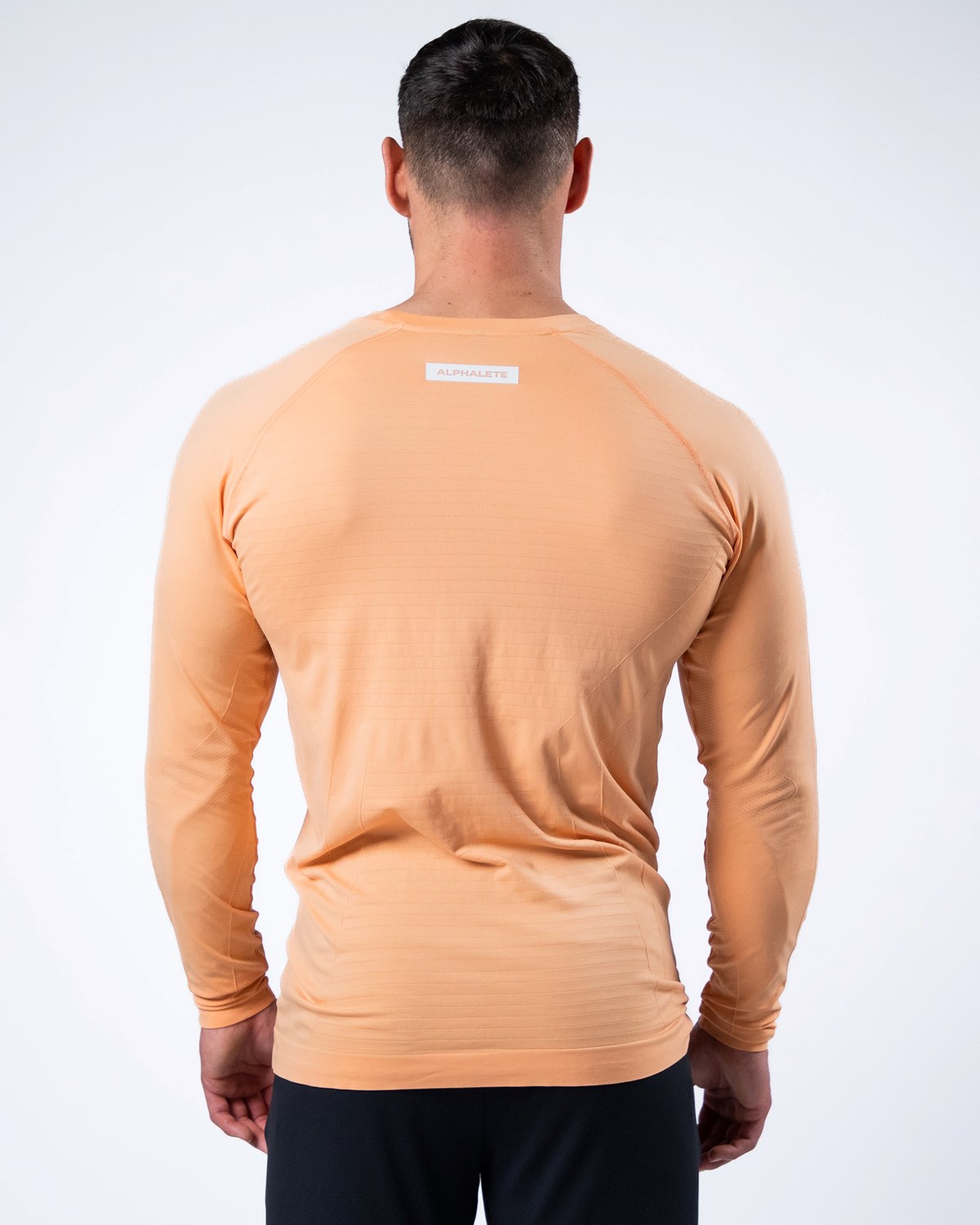 Alphalete High Performance Seamless Long Sleeve Tee Koralowe | 69128-XVJO