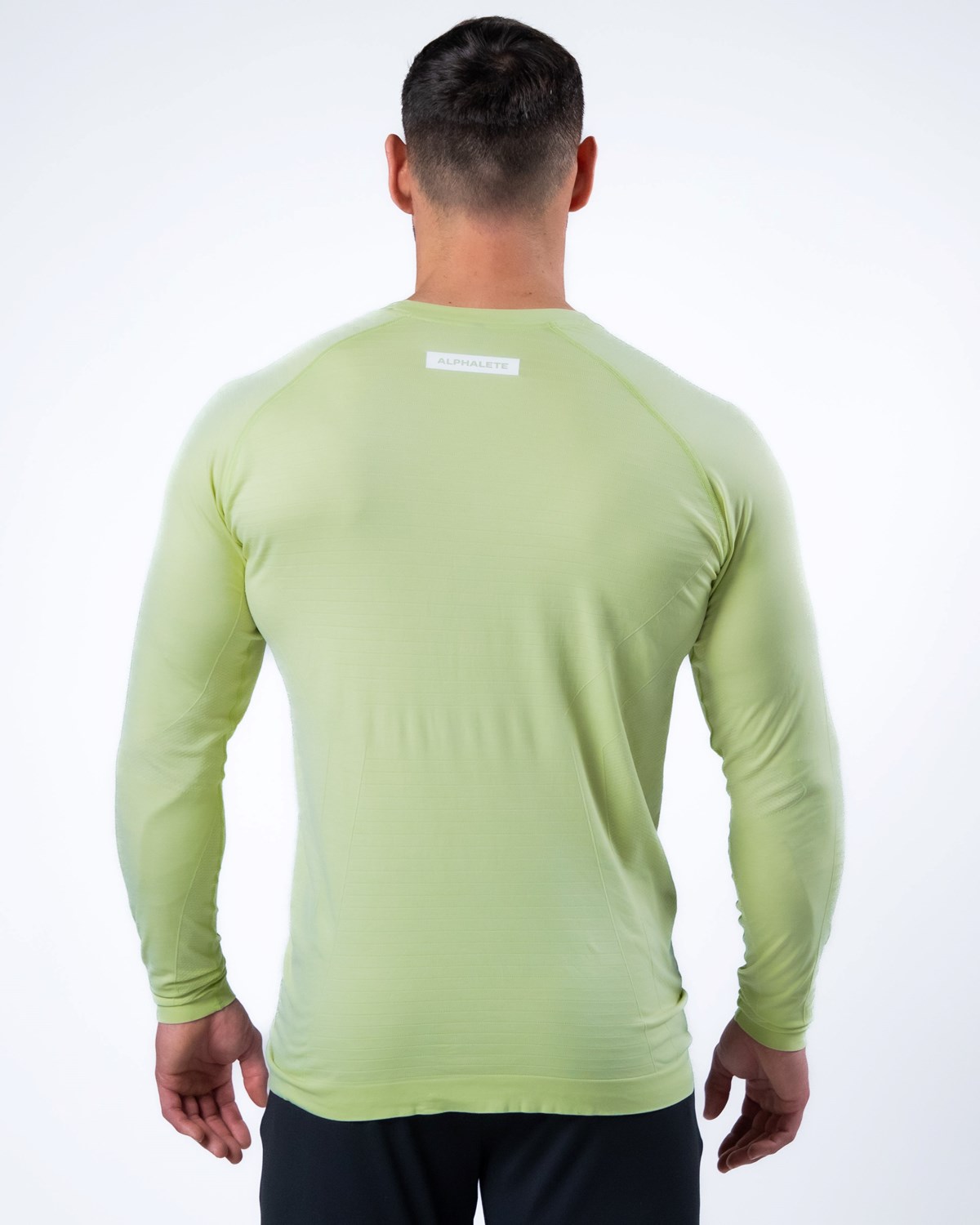 Alphalete High Performance Seamless Long Sleeve Tee Frozen Spring | 94806-AZCJ