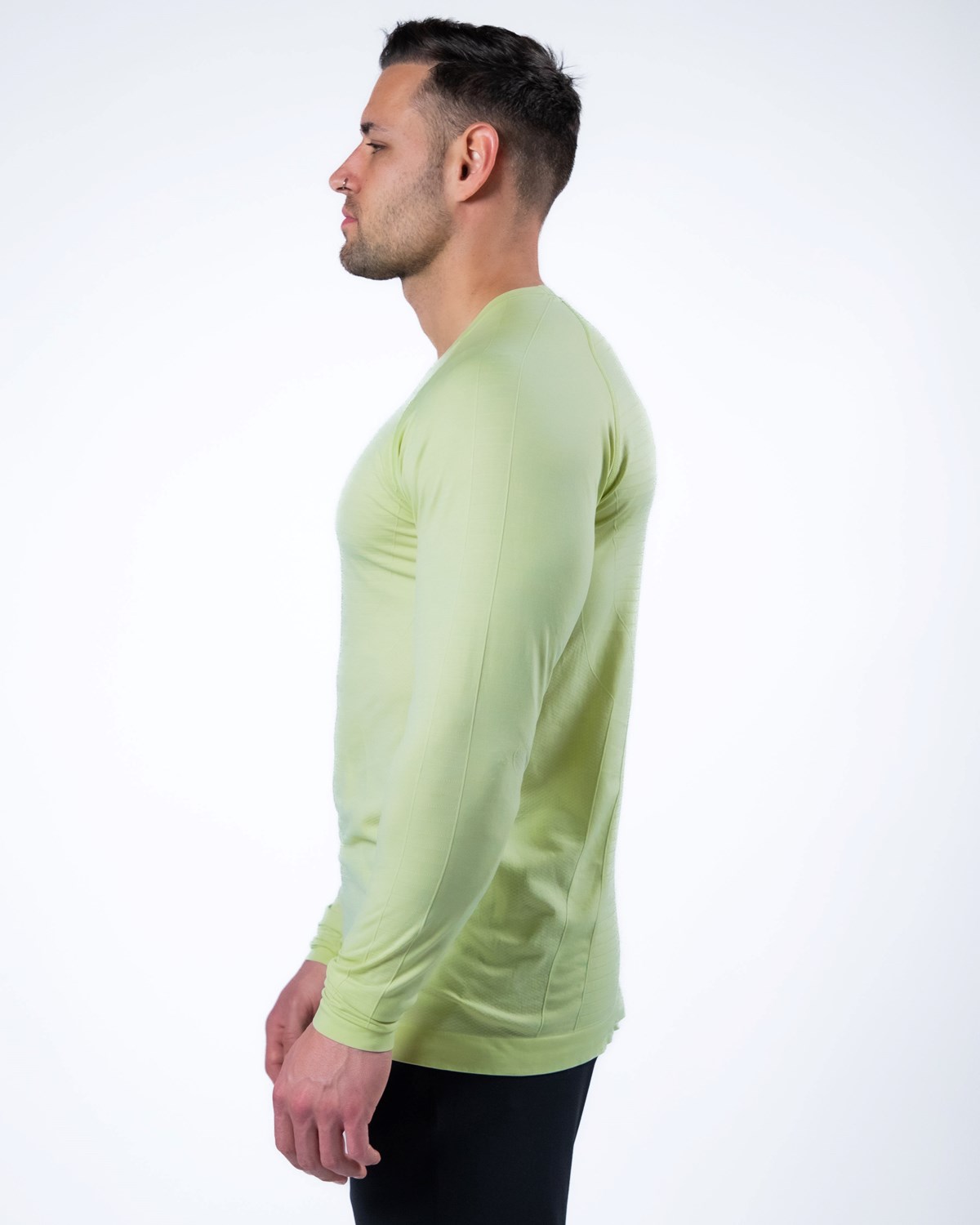 Alphalete High Performance Seamless Long Sleeve Tee Frozen Spring | 94806-AZCJ