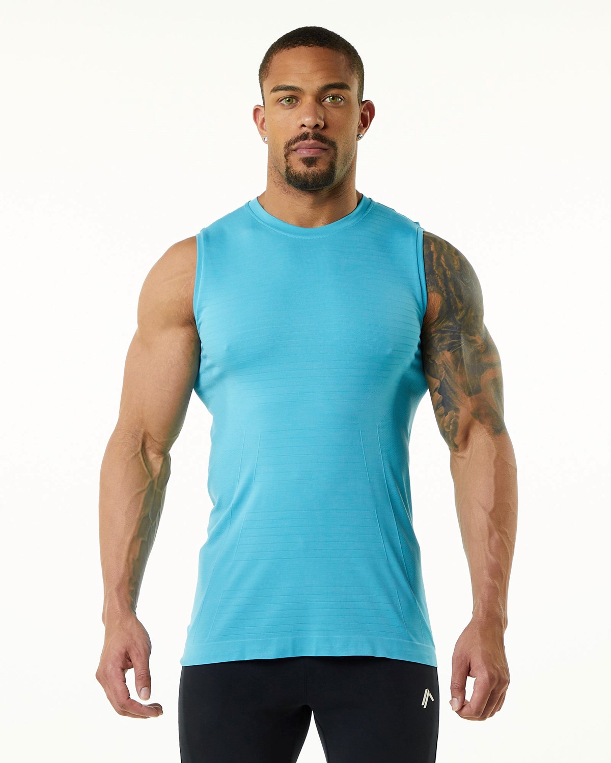 Alphalete High Performance Seamless Tank Faded Ocean | 21790-UWCI