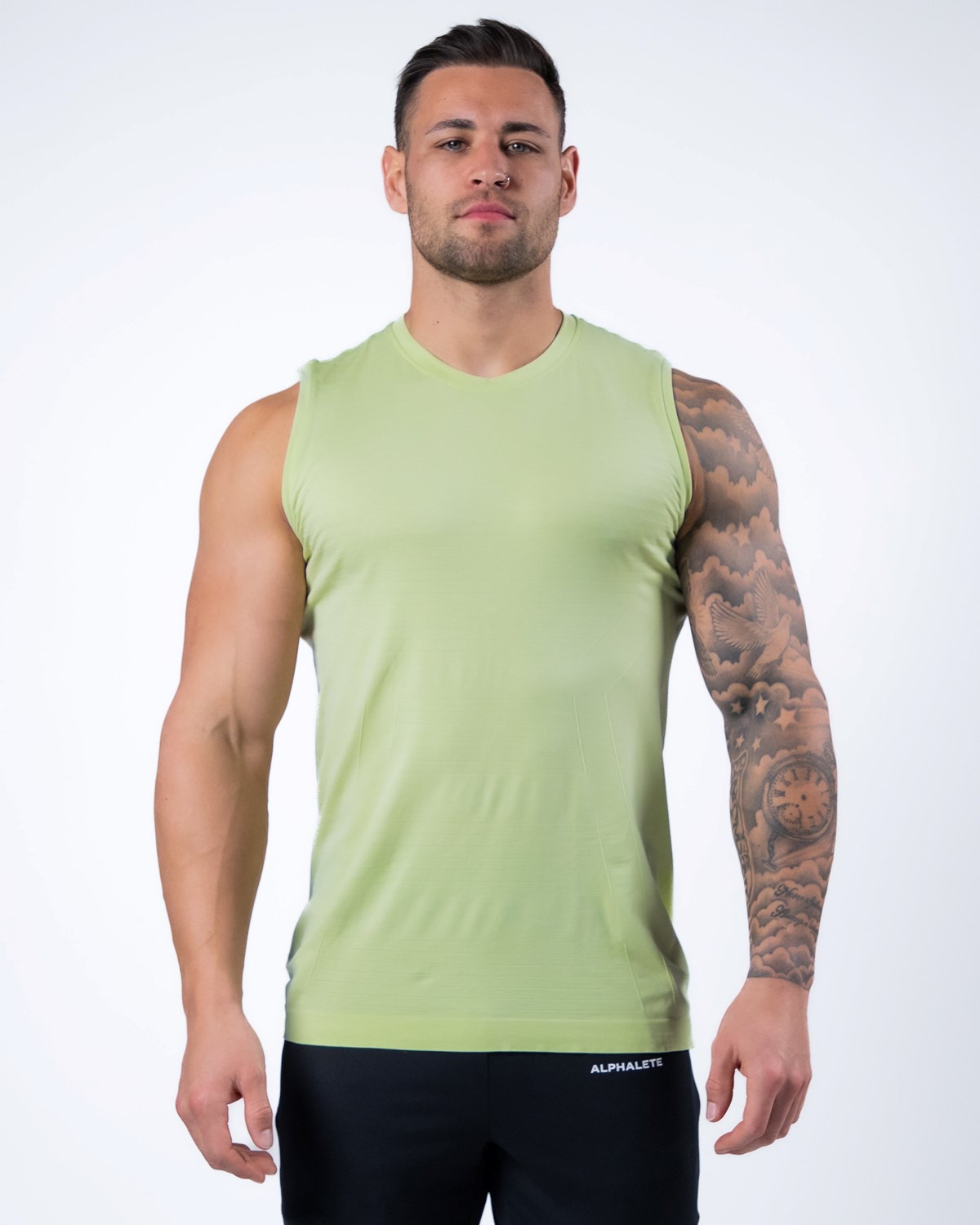 Alphalete High Performance Seamless Tank Frozen Spring | 29508-SIZA