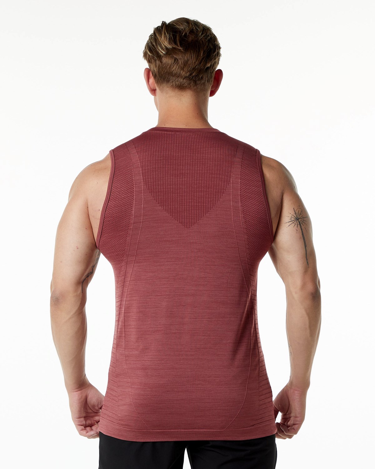 Alphalete High Performance Seamless Tank Gingerbread | 36921-OKBJ