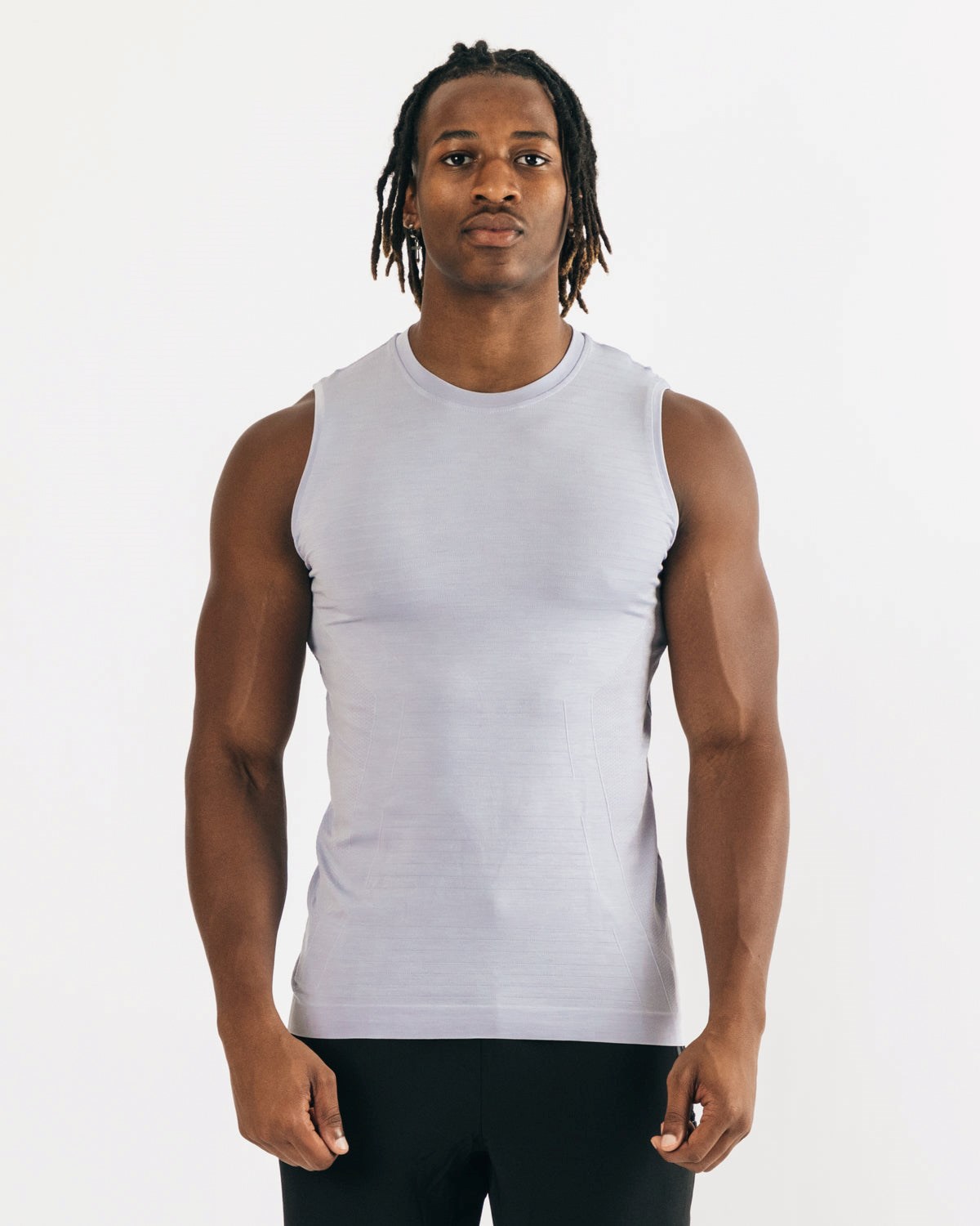 Alphalete High Performance Seamless Tank Głęboka Fioletowe | 97405-KMRB