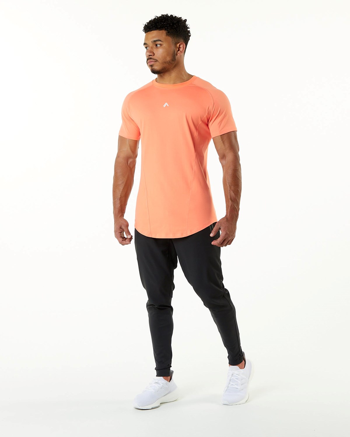 Alphalete High Performance Tee Electric Peach | 36195-ROJM