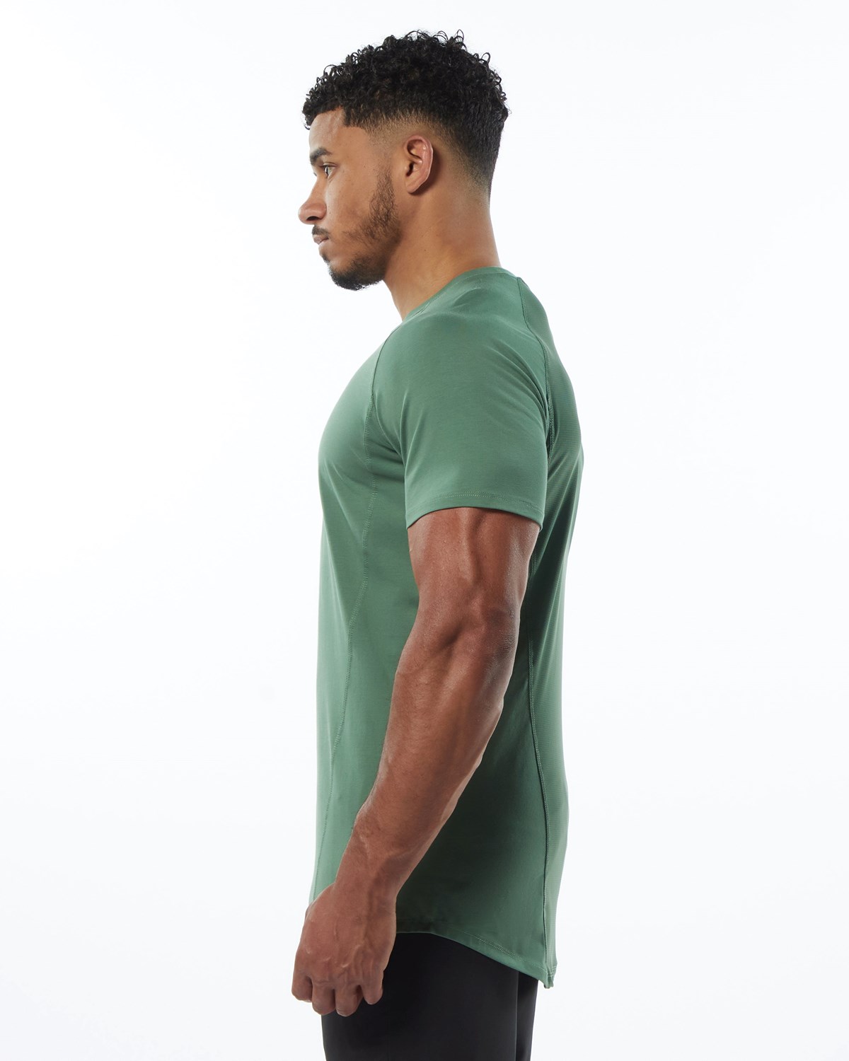 Alphalete High Performance Tee Zielone | 04975-KVBF