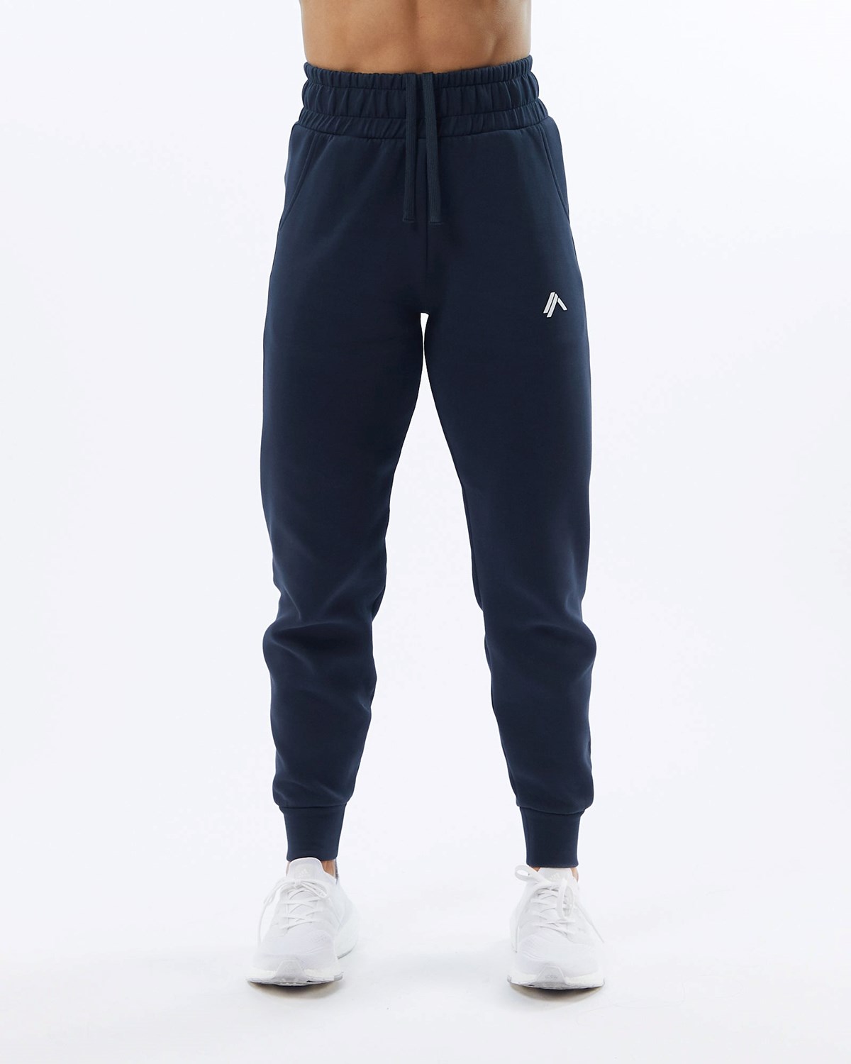 Alphalete Interlock Knit Cuffed Jogger Granatowe | 41365-KWSV