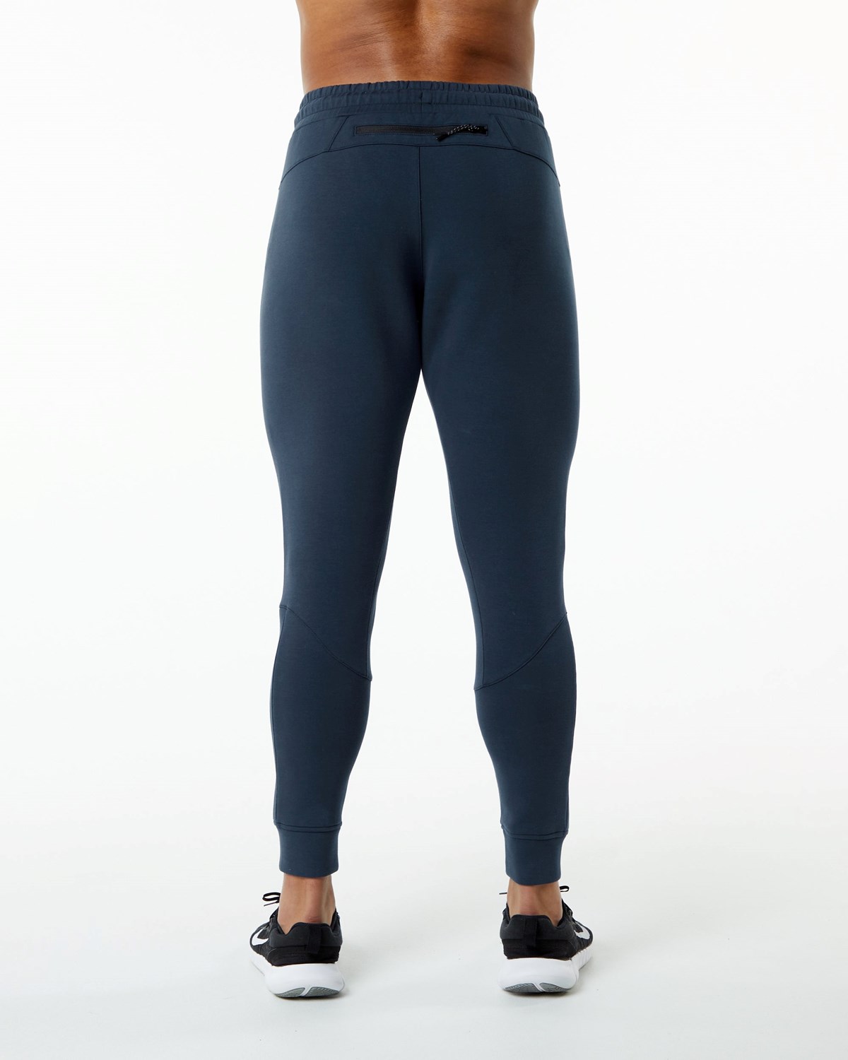 Alphalete Interlock Knit Cuffed Jogger Granatowe | 42817-SGIY