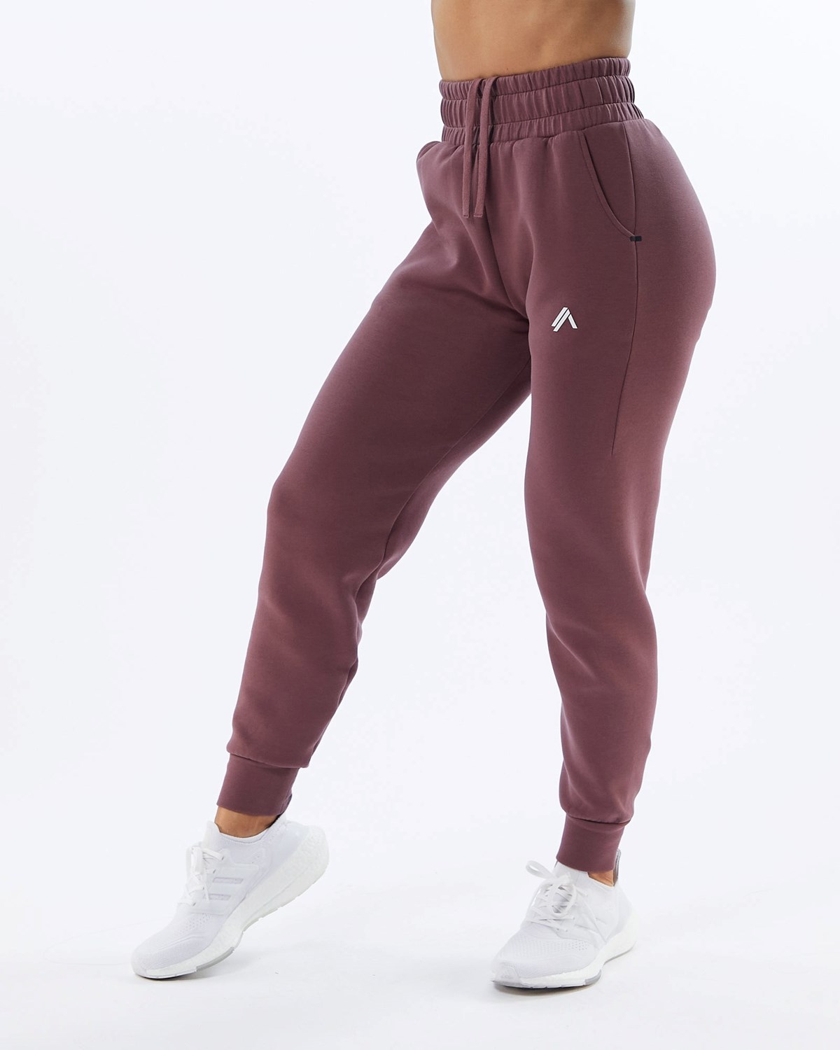 Alphalete Interlock Knit Cuffed Jogger Mauve | 04326-JUXE