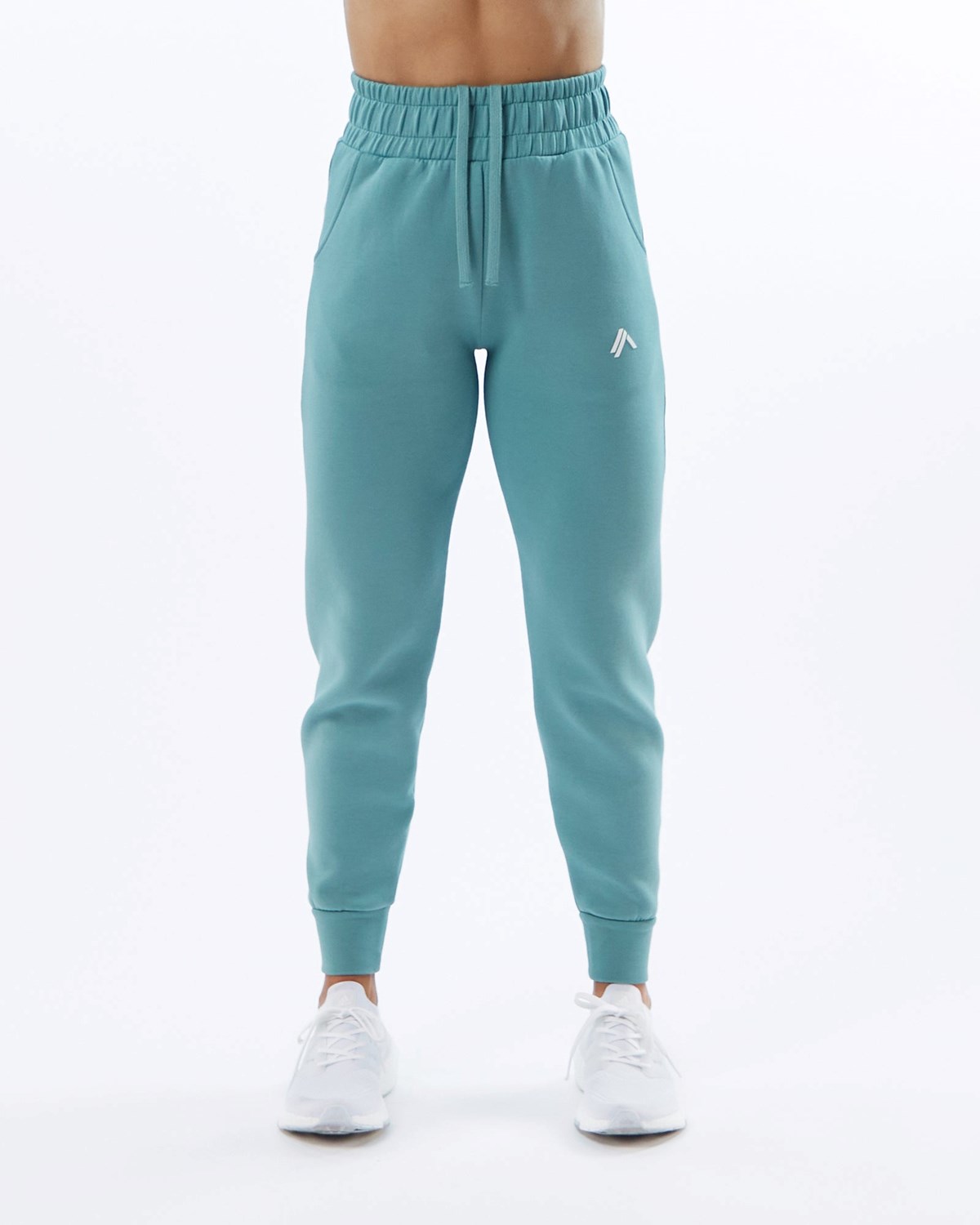 Alphalete Interlock Knit Cuffed Jogger Teal | 36794-NDYT